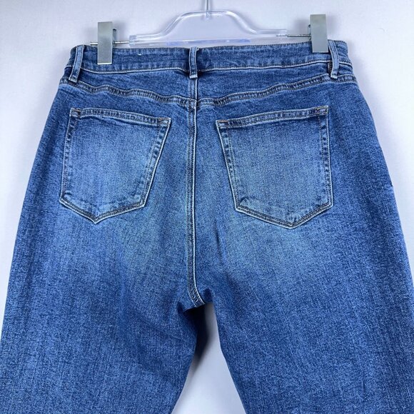 Loft Outlet Curvy Skinny Jeans Womens Size 10 Mid Rise Medium Wash Blue - Picture 4 of 13